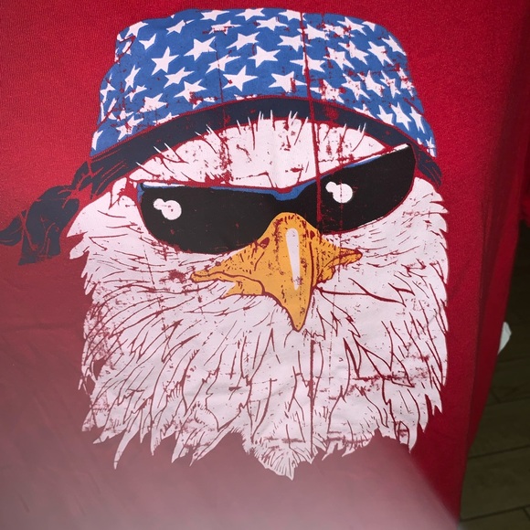 Men’s party bald eagle xl t shirt nwt - Picture 2 of 5